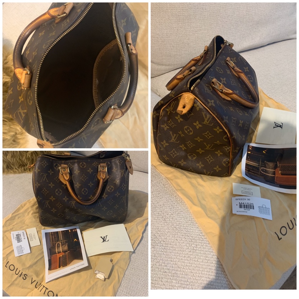 Louis Vuitton Monogram canvas, the Speedy 30